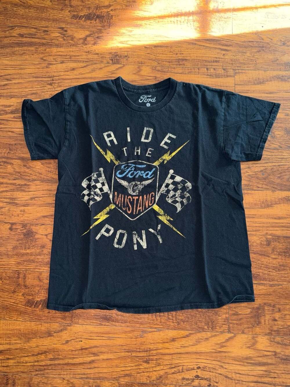 Ford Mustang Ride the Pony Graphic T-Shirt